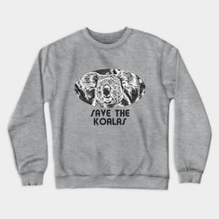 Save the Koalas Crewneck Sweatshirt